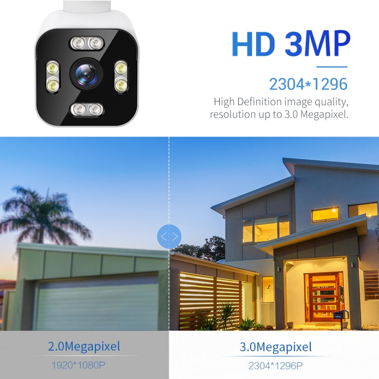 ESCAM PT303 3MP HD Motion Detection APP Control Pan & Tilt WiFi IP Camera, PT303 ESCAM PT303 3MP HD Motion Detection APP Control Pan & Tilt WiFi IP Camera, PT303